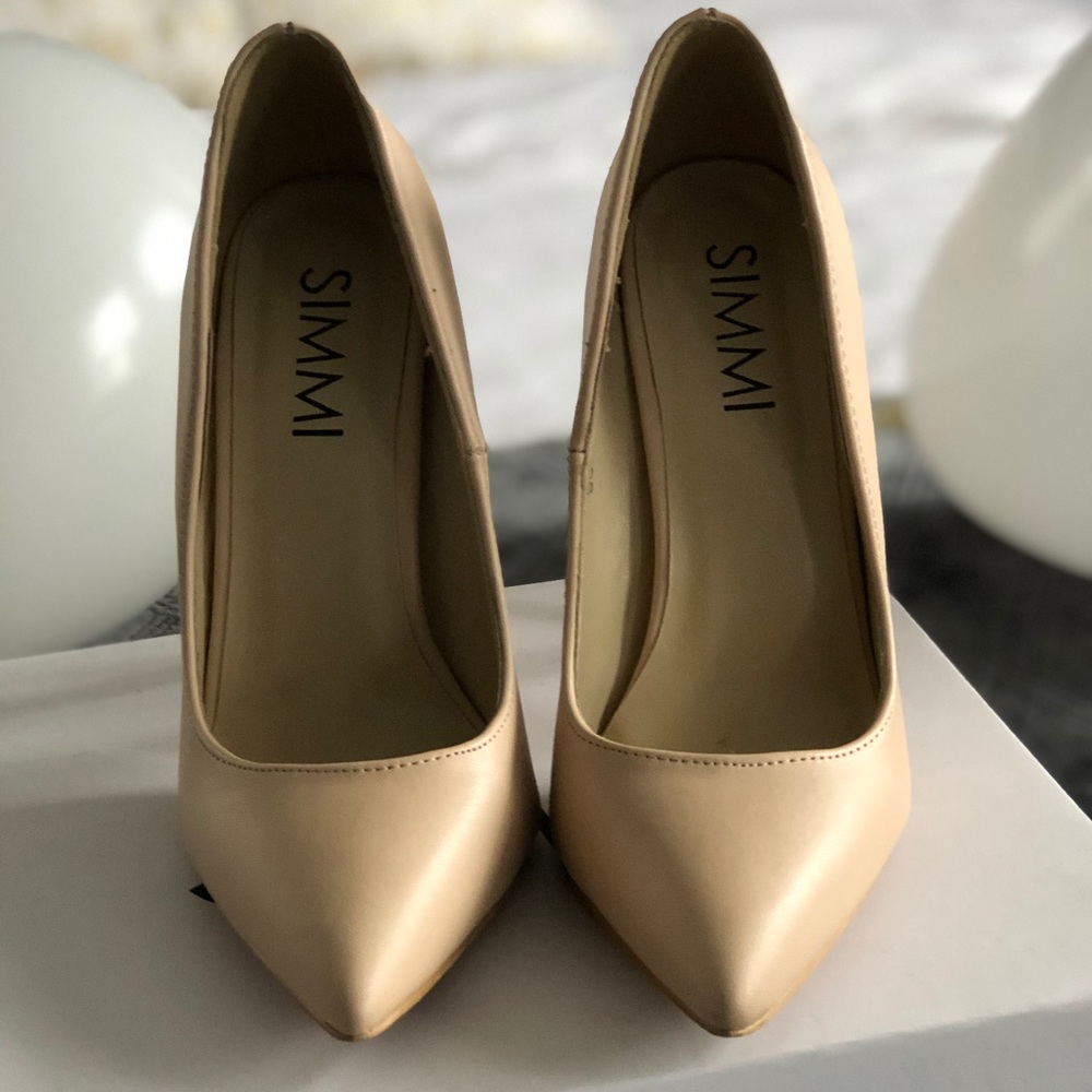 Nude stilettos